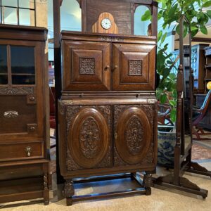 アンティーク家具 アンティーク カクテルキャビネット – 63080｜ヴァセリンランプ 西洋・アンティーク家具の専門店「家具のこばやし」- 福島県福島市アンナガーデン